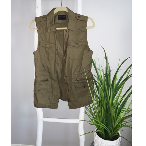 Love Tree Jackets & Blazers - Love Tree Utility Vest
